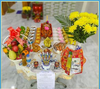 Mâm Cúng Về Nhà Mới - Cầu Gia Đạo Bình An, May Mắn 