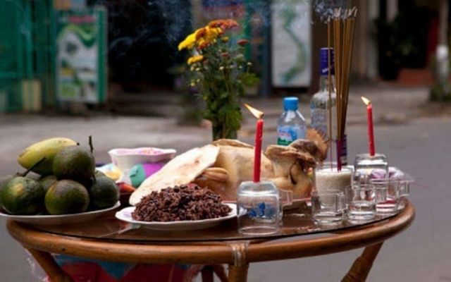 Văn khấn giao thừa ngoài trời số 1